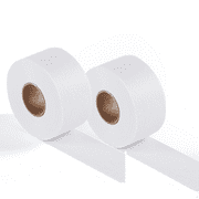 2 Rolls Fusible Batting Tape, 2in x 20YD Batting Seam Tape, Single-Sided Adhesive Heat Press Batting Together Tape for Quilting \u0026 Sewing, White